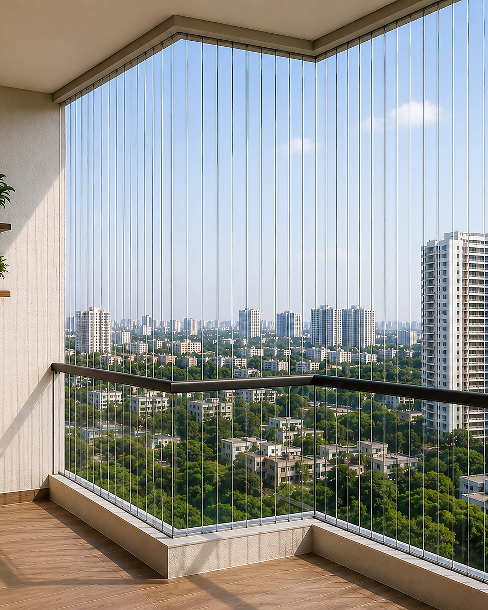 Balcony Invisible Grills